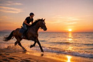 Sunrise vs Sunset Horse Ride
