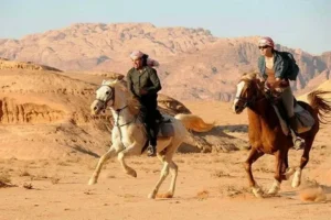Desert trail riding Egypt